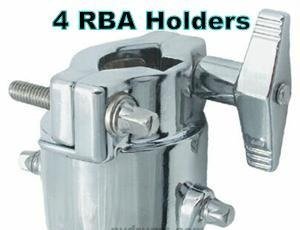 4 Gibraltar RBA Custom percussion Drum Rack Cymbal arm Holder