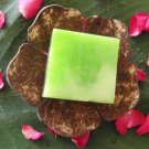 001 Natural Handmade Soap Scented with Lemongrass Square / 100g.