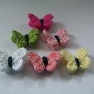 Mini Assorted Crochet Butterflies.