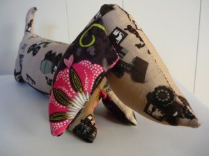 Aromatherapy stuffed toy: DACHSHUND WIENER DOG, Made to Order
