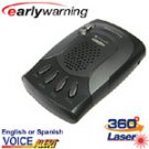 EARLY WARNING™ 22 FREQUENCY RADAR/LASER DETECTOR