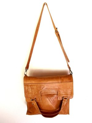 Mi Vida foldable leather bag