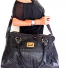 Hermoso large traveling leather bag hand made in Bali by ELF.