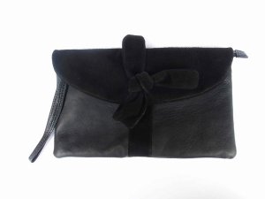 Arika suede leather clutch hand made in Bali by ELF