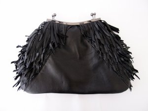 Euphoria classic leather clutch on the clasp hand made in Bali by ELF