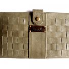 Opulent woven leather wallet hand made in Bali by ELF