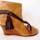 Simplicity leather wedges hand made in Bali by ELF