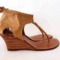 Aphrodite leather wedges hand made in Bali by ELF