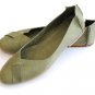 Native casual leather ballet flats with cuff hand made in Bali by ELF