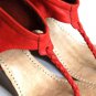 Aphrodite leather wedges hand made in Bali by ELF