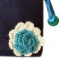 Enchanted Royal Blue Zippered Silk Clutch
