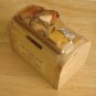 NEW HANDCRAFTED NATURAL WOODEN TREASURE CHEST - MONEY BOX WITH A SECRET LOCK