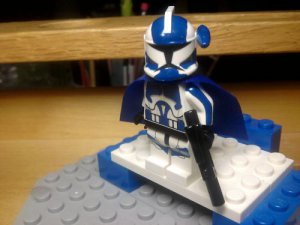 Lego Star Wars Clone Wars Trooper  Senior Arc Commander Alpha 17