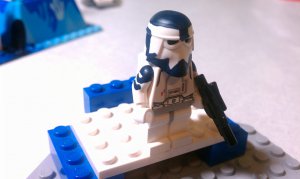 Lego Star Wars Custom Clone Wars Commander Wolffe Snowtrooper