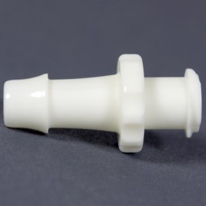 Female Luer Lock Thread to Barb, 3/16" ID tubing - White Nylon