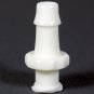 Female Luer Lock Thread to Barb, 3/16" ID tubing - White Nylon