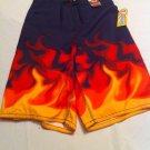 Arizona Swim Trunks, Flame Design, UPF 50, Size L, New With Tags