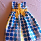 Rare Editions Girls Size 6 Blue/Yellow Special Occasion Wedding Flower Girl Party Dress