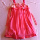 Bonnie Jean Size 7 Coral Wedding Summer Party Dress