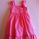 Bonnie Jean Size 6x Coral Embroidered Dress