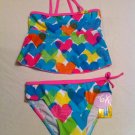 Arizona Size 6.  2 Pc. Multicolor Hearts UPF 50 Protection