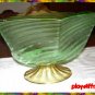 Steuben Footed Art Glass Bowl - RARE - c1932