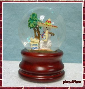 Mexican Snowman - Mini Water Globe