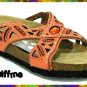 BIRKENSTOCK Orange SLIDE SANDALS - 5 Narrow
