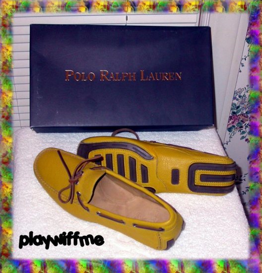 ralph lauren yellow boots