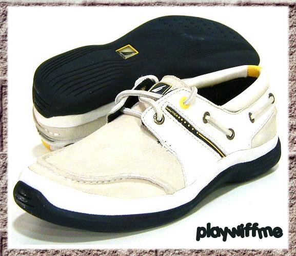 nautica leather boat shoes