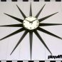 Vintage Westclox Starburst Atomic Eames Era Wall Clock