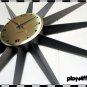 Vintage Westclox Starburst Atomic Eames Era Wall Clock