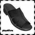 Sanita Black Slide Sandals - Women's Size 7 Medium