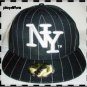 New York Fitted Embroidered Baseball Cap - Size Small