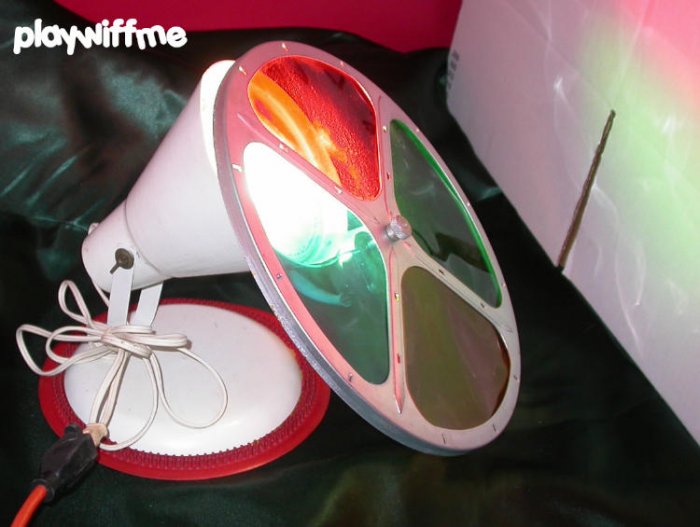 Aluminum Christmas Tree Color Light Wheel