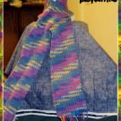 Hand Knitted Scarf With Fringes