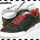 Evisu Black Stine Mens Shoes - Size 10