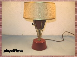 Art Deco Metal Table Desk Lamp Light