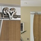 Brand New Wood Sliding Barn Door Hardware With Free Shipping( 2 sets)