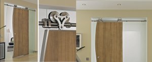 Brand New Wood Sliding Barn Door Hardware With Free Shipping( 2 sets)