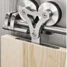Heavy Duty Barn Sliding Wood Door Hardware with Free Shipping