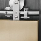 Brushed Stainless Steel Sliding Door Hardware For Wood Door with Free Shipping( 98.4" track)