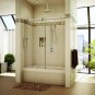 Brushed Stainless Steel Frameless Sliding Shower Door Hardware