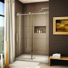 Brushed Stainless Steel Frameless Sliding Shower Door Hardware