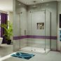 Brushed Stainless Steel Framelese Sliding Shower Door Hardware