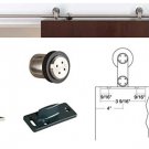 Stainless Steel Sliding Door System For Wood Door With Free Shipping