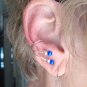 cat's eye sterling ear cuff right ear