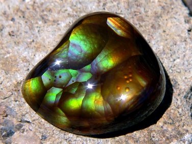 fire agate cabochon