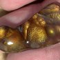 Fire Agate Gemstone Deer Creek Arizona 17.6 Carats 30.2x15.2x4.7mm DCG050