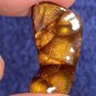 Fire Agate Gemstone Deer Creek Arizona 17.6 Carats 30.2x15.2x4.7mm DCG050